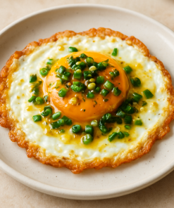 Fried Egg with Scallion Oil