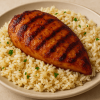 Grilled Chicken with Garlic Rice