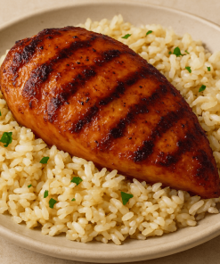 Grilled Chicken with Garlic Rice